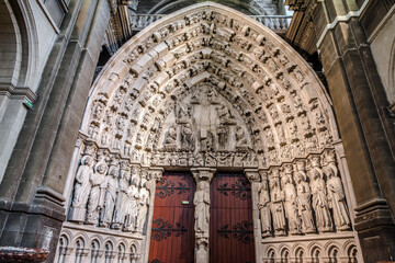 interior view of Dax cathedral