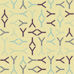 Abstract Geometric Pattern generative computational art illustration