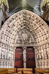 interior view of Dax cathedral