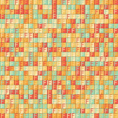 Fototapeta premium Abstract Geometric Pattern generative computational art illustration