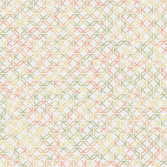 Abstract Geometric Pattern generative computational art illustration