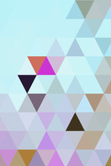 Colorful geometric seamless pattern