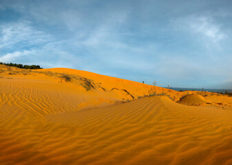 Fototapeta na wymiar Mui Ne Vietnam Red sand dunes