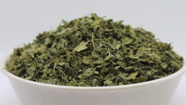 kasuri methi with selective focus