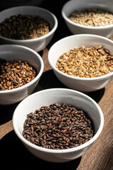 Barley malt grains beer brewing natural ingredients in german brewery