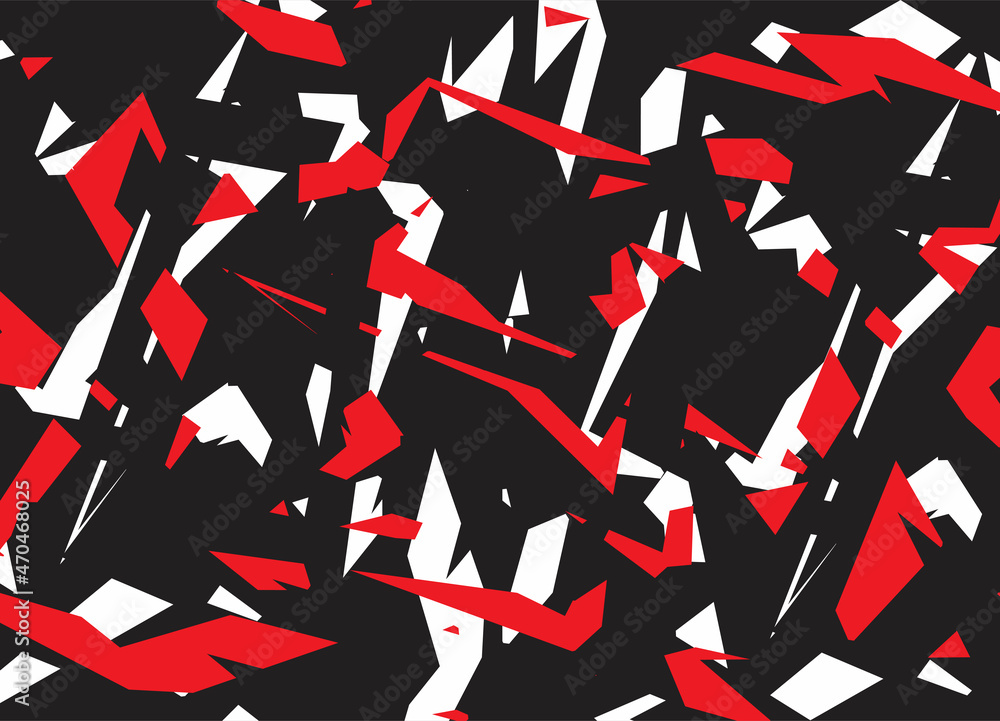 Poster abstract background with broken glass pattern