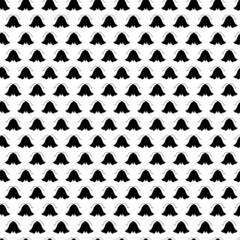 Seamless pattern with black silhouettes of moth.