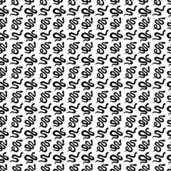 Seamless pattern of snake silhouettes.