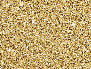 Gold glitter texture vector background
