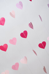 Coeurs de St Valentin volant pour les amoureux