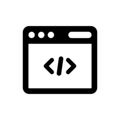Code website development icon