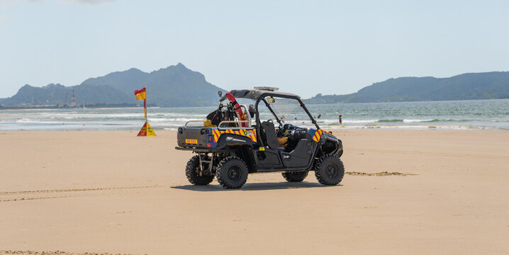 Dune buggy car of the safety patrol New Zealand