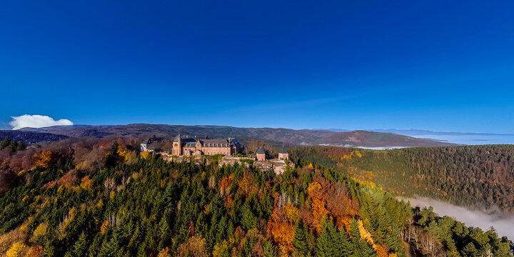 Mont Sainte Odile en automne Alsace 67 France