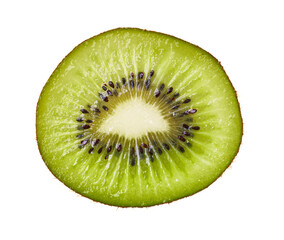  Slice of kiwi isolated on a white background