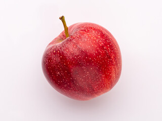 Apple on the white background.
