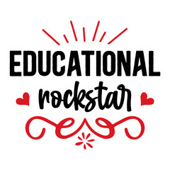 Educational rockstar SVG
