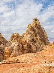 Fototapeta premium Pastel Canyon, the landmark of Valley of Fire State Park in Nevada