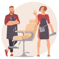 hairdresser and barber