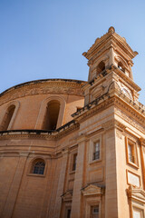 Exterior or the Rotunda of Mosta, Malta