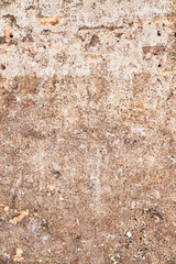 Concrete wall texture with rusty surface. Classic cement surface background