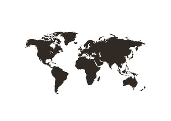 Fototapeta na wymiar World map vector illustration design