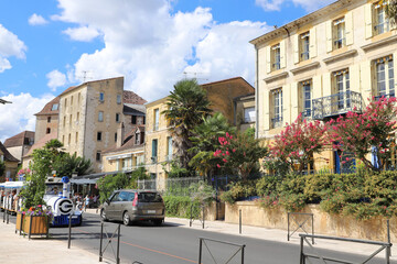 Fototapeta na wymiar Visite touristique à Bergerac
