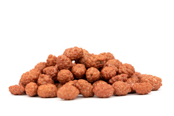 The roasted peanuts sugar coated