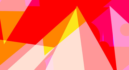  abstract red  triangle shapes background design. Red Banner template