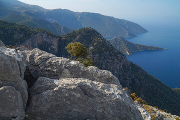 Landscapes of the Mediterranean Sea. Taurus Mountains. Turkey.