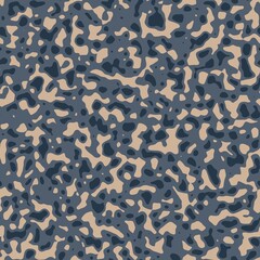 Seamless abstract non print resembling strange colored animal skin surface pattern design for print. High quality illustration. Psychedelic repeat minimal dot swatch for apparel, textile or background