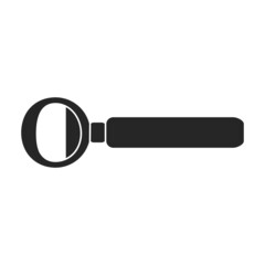 Bottle opener vector black icon. Vector illustration corkscrew on white background. Isolated black illustration icon of bottle opener .