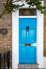Traditional British front door