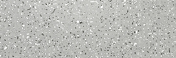 Black and white Damascus steel knife material. Steel pattern or surface use for background and wallpaper..