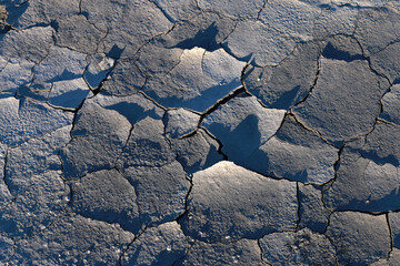The dry ground background texture