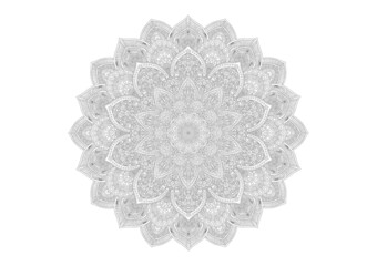 Mandala vector indian graphic design. Indian flower ornament. Coloring book design element vector.