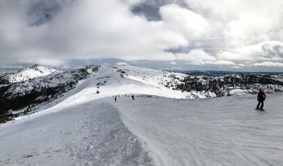 Snowy Mountain Top