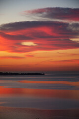 Abstract Photo - A beautiful morning over Lake Ontario