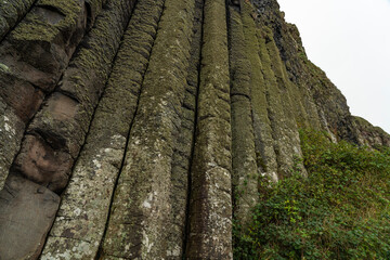 View of the coast at Giant's Causeway