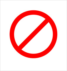 simple no blank symbol not allowed ban