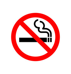 classic no smoking sign symbol
