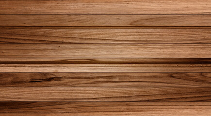 Walnut wood texture. Long walnut planks texture background. Dark wood texture background surface with old natural pattern