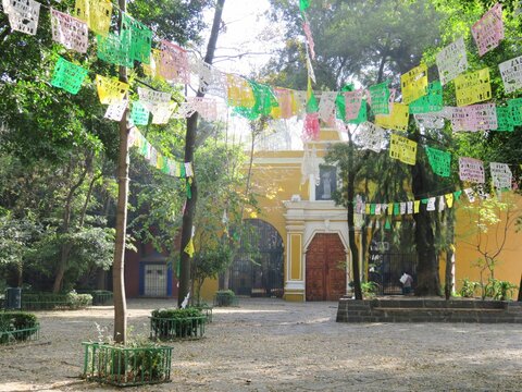 Plaza Santa Catarina, Coyoacan, Mexico City