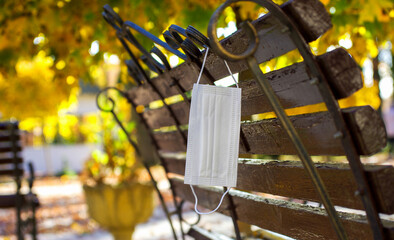 Protect air pollution pm2.5 and Corona virus,Covid-19. Copy space.