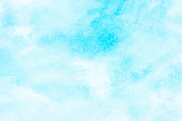 Abstract blue watercolor background texture