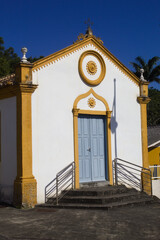 Fototapeta na wymiar Church from the colonial period in the city of Florianópolis