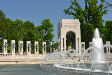 World War II Memorial in Washington D.C. United States of America
