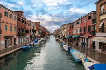 Rio dei Vetrai on Murano Island, District of Venice