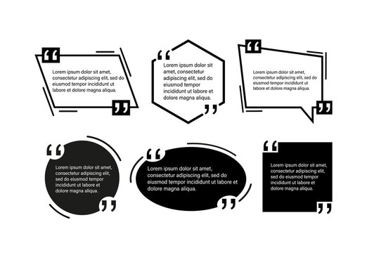 Chat talk bubble icon logo vector. Message icon. Quote on white background. Vector background. Frame template.