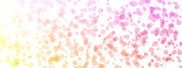 Abstract circles with gradient isolated on white background