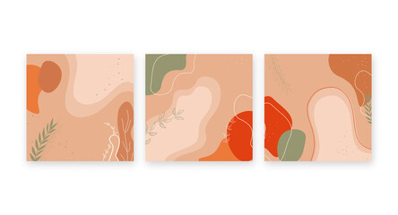 Abstract card with trendy abstract square templates. Minimal design. Design promotion. Vector memphis. Banner promotion.